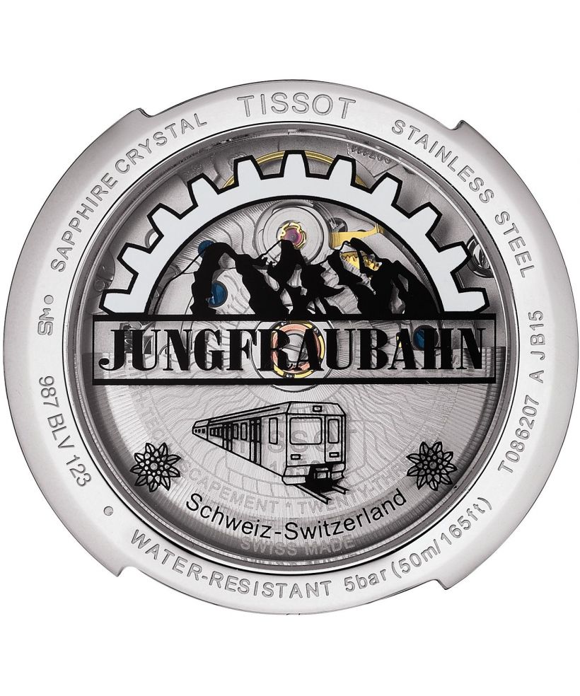 Zegarek damski Tissot Luxury Automatic Jungfraubahn Powermatic 80 Special Edition