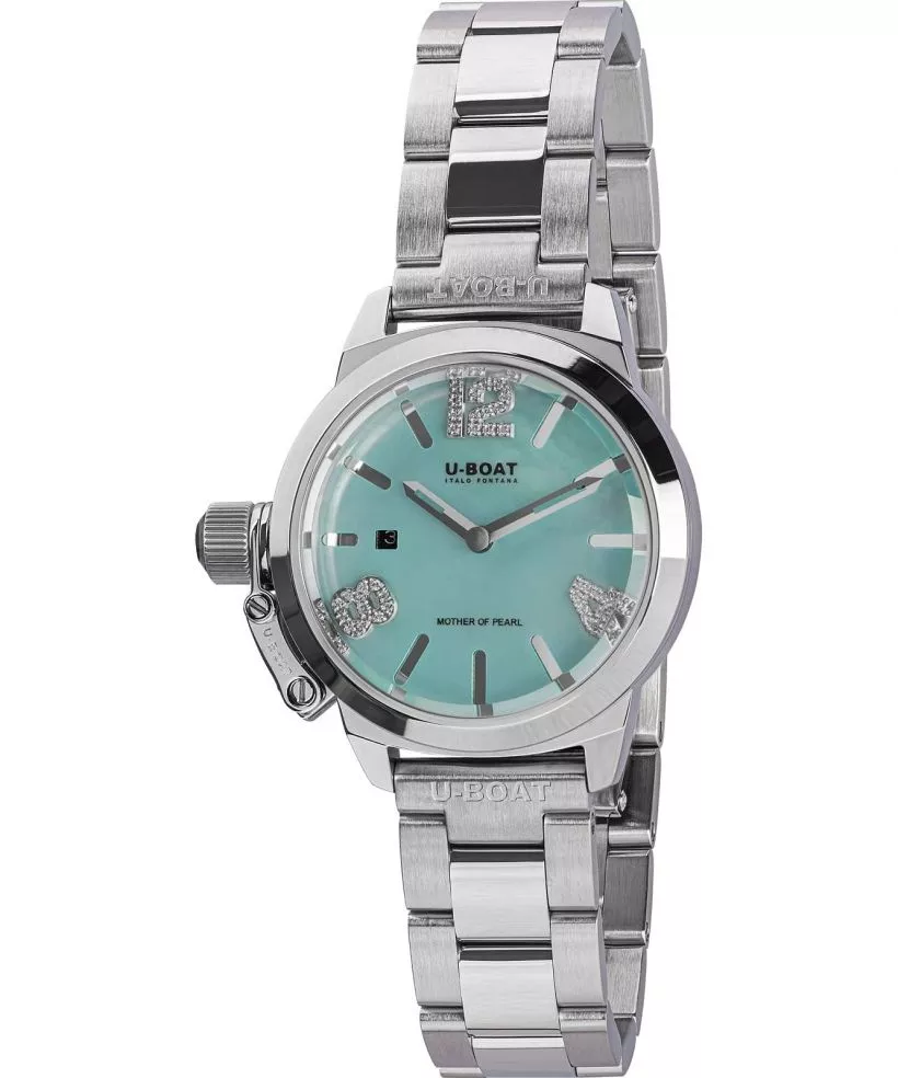 Zegarek damski U-BOAT Classico Lady 30mm Acquamarine