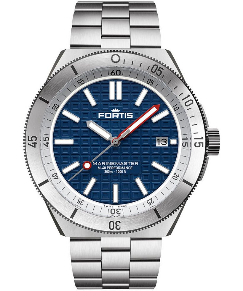 Zegarek Fortis Marinemaster M-40 Blue Japan Automatic