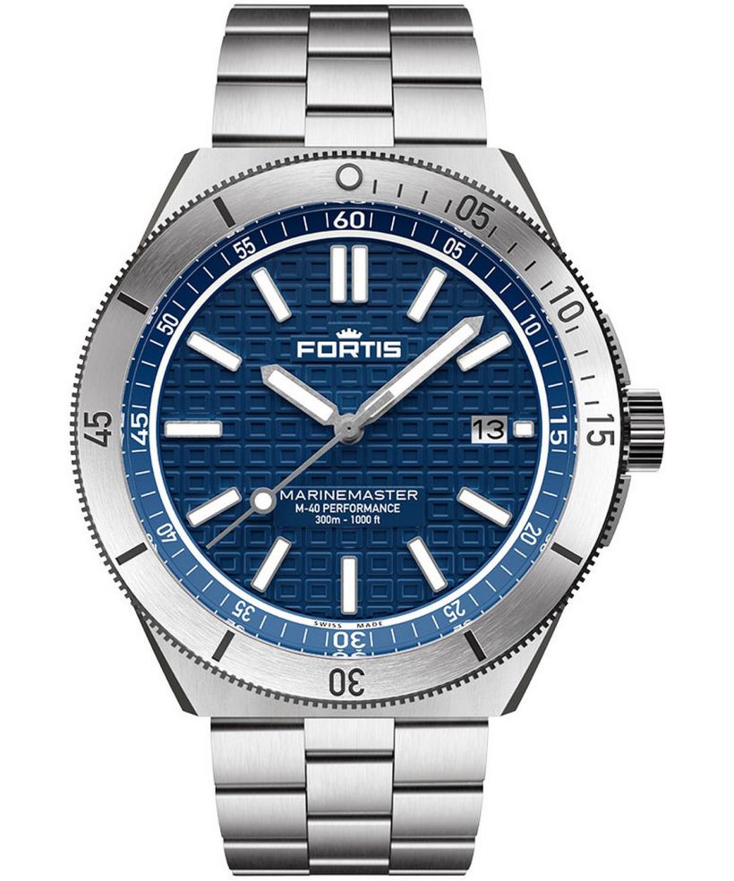 Zegarek Fortis Marinemaster M-40 Ocean Blue Automatic