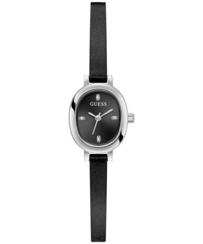 Zegarek damski Guess Ladies Black Silver Tone