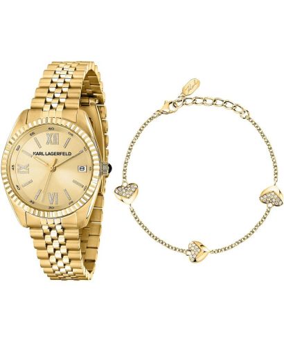 Zegarek damski Karl Lagerfeld Timeless Code SET