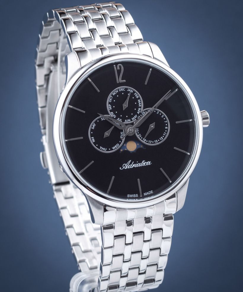 Zegarek męski Adriatica Moon Phase