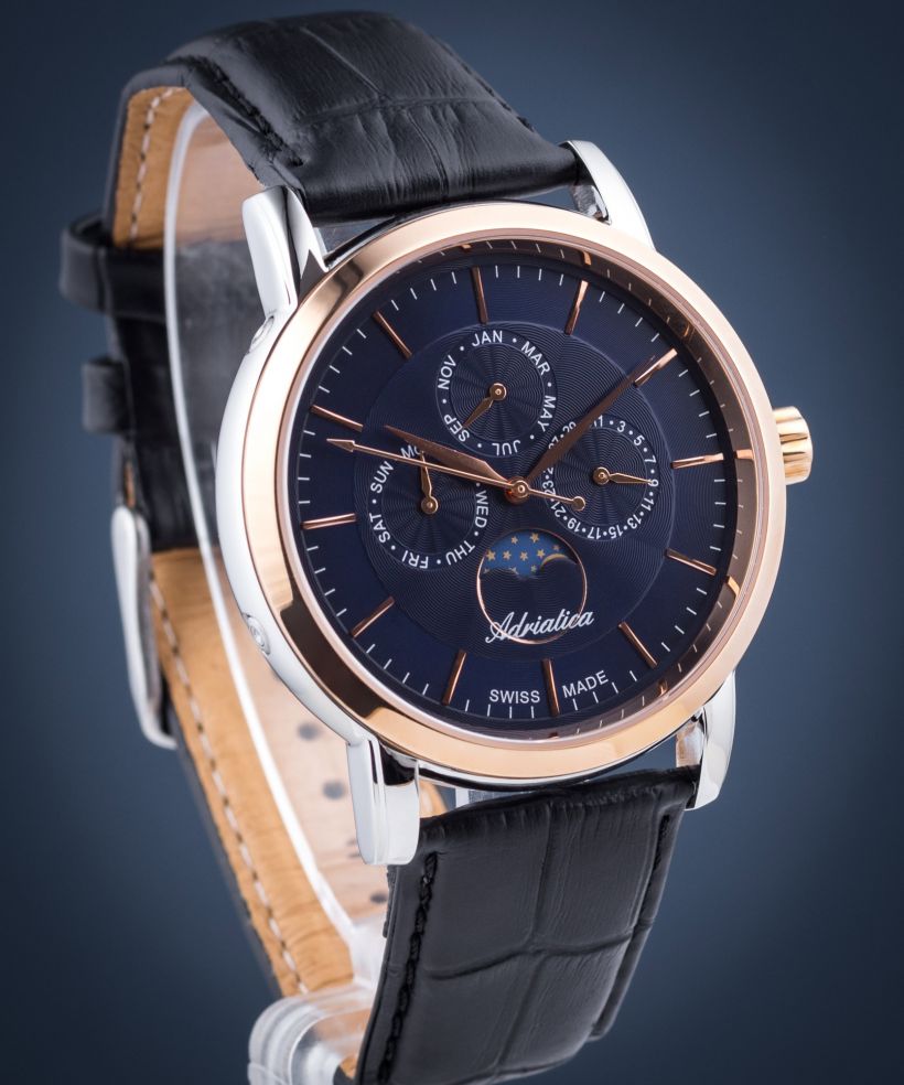Zegarek męski Adriatica Moonphase 