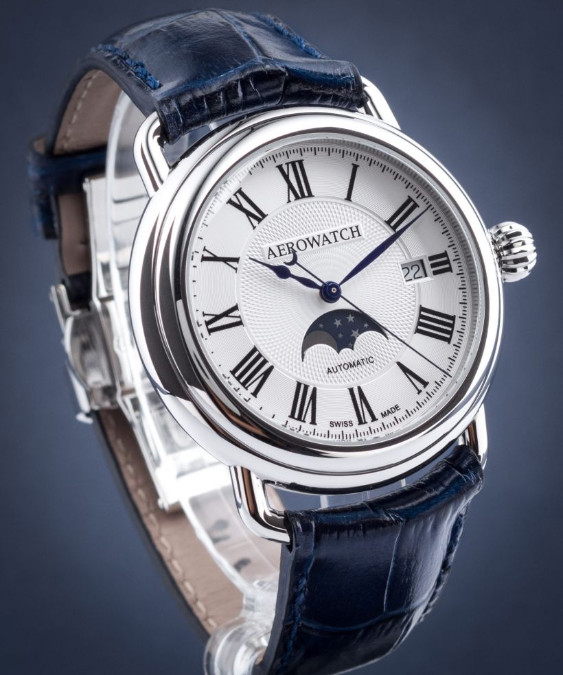 Zegarek męski Aerowatch 1942 Moon Phases Automatic