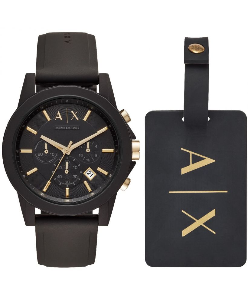 Zegarek męski Armani Exchange Outerbanks Chronograph Gift Set