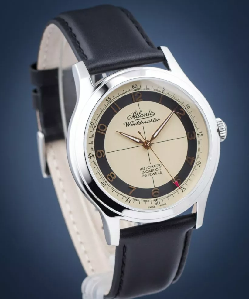 Zegarek męski Atlantic Worldmaster Automatic Incabloc 53754-41-93RBK