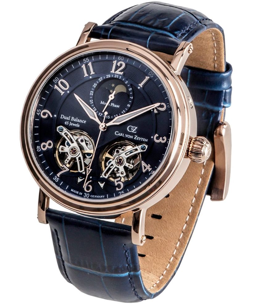 Zegarek męski Carl von Zeyten Murg Twin Balance Automatic 								