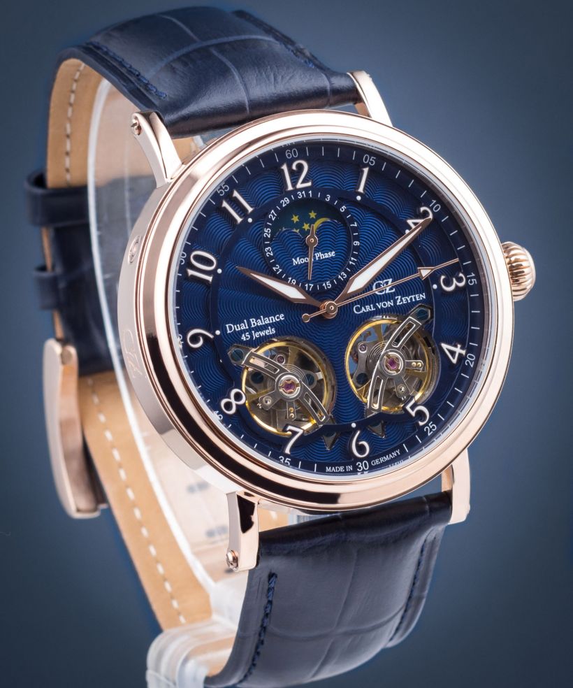 Zegarek męski Carl von Zeyten Murg Twin Balance Automatic 								