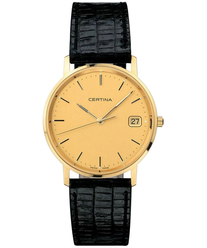 Zegarek męski Certina Priska Gent Gold 18K