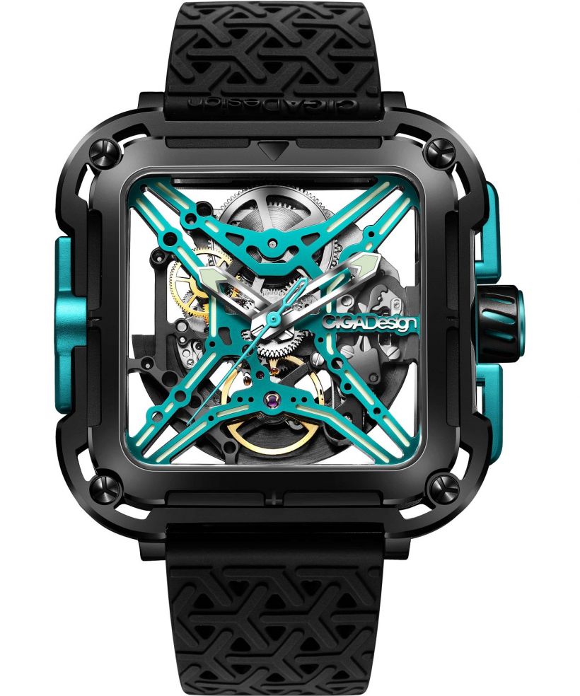 Zegarek męski Ciga Design X Series Gorilla Modern Skeleton Ceramic Limited Edition
