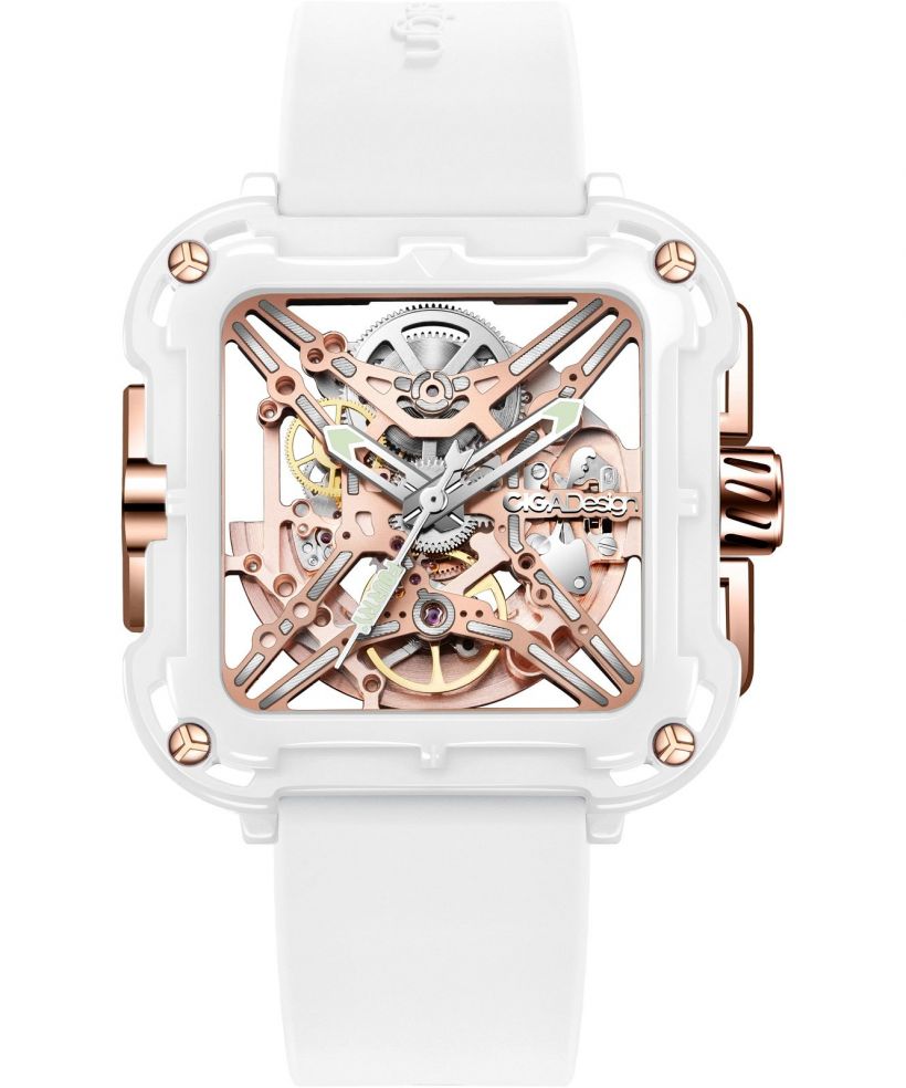 Zegarek męski Ciga Design X Series Machina Skeleton Ceramic Automatic