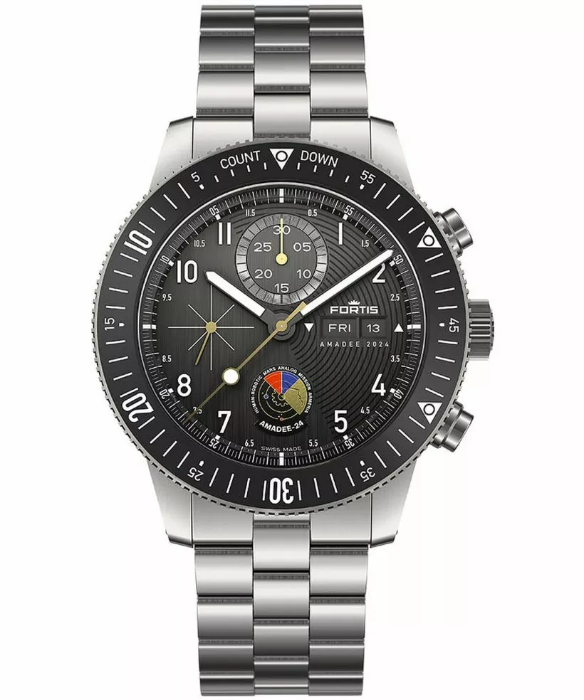 Zegarek męski Fortis Novonaut N-42 Amadee 24 Chronograph Automatic Limited Edition