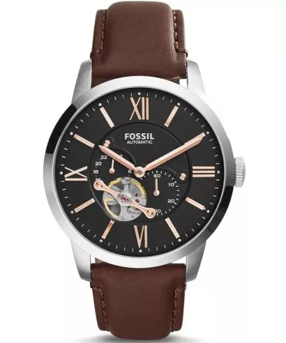 Fossil TOWNSMAN Brown Leather Strap 44mm ME3061