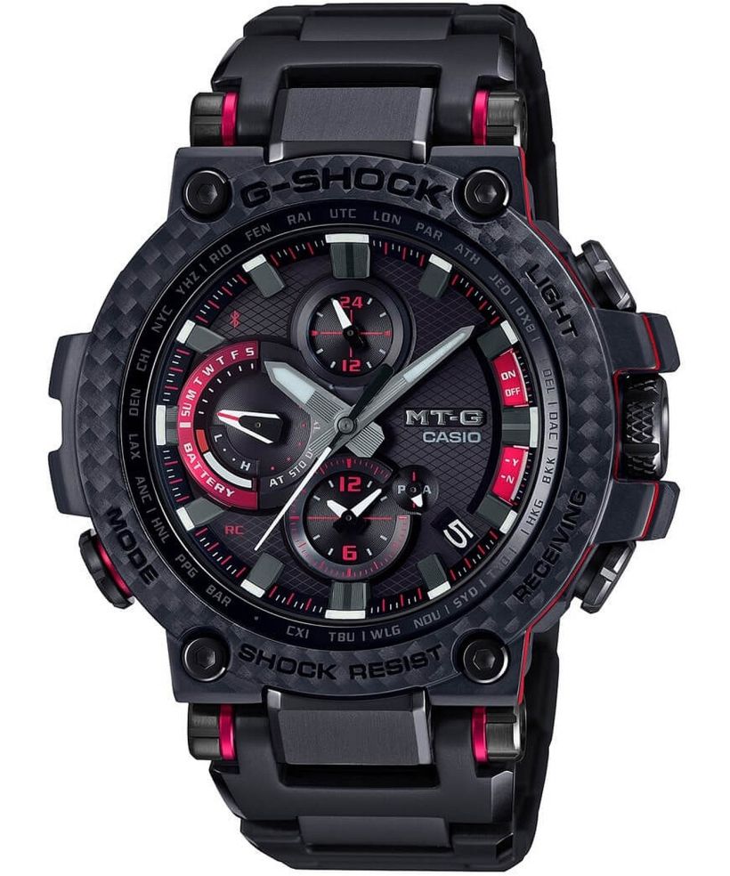 Zegarek Casio G-SHOCK Exclusive Metal Twisted G Carbon Bezel Bluetooth Sync Radio Solar Limited