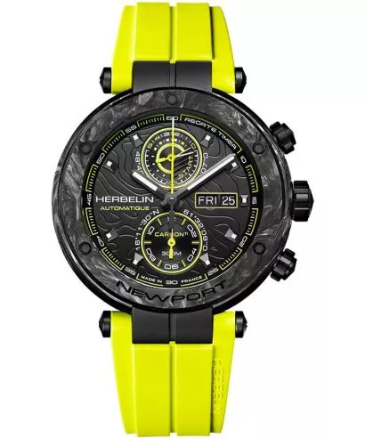 Zegarek męski Herbelin Newport Carbon Chronograph Titanium Automatic Limited Edition