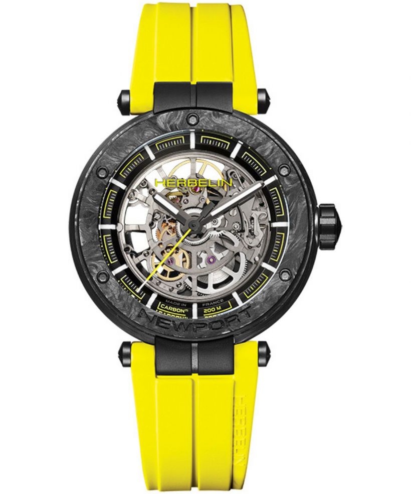 Zegarek męski Herbelin Newport Carbon Skeleton Titanium Automatic Limited Edition