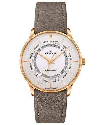 Zegarek męski Junghans Meister Worldtimer Automatic