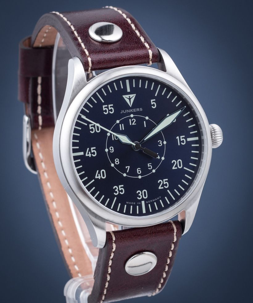 Junkers Baumuster B Orologio Analogico Al Quarzo – Cassa In Acciaio Inox, Vetro Zaffiro, Made In Germany – Design Elegante E Tecnico