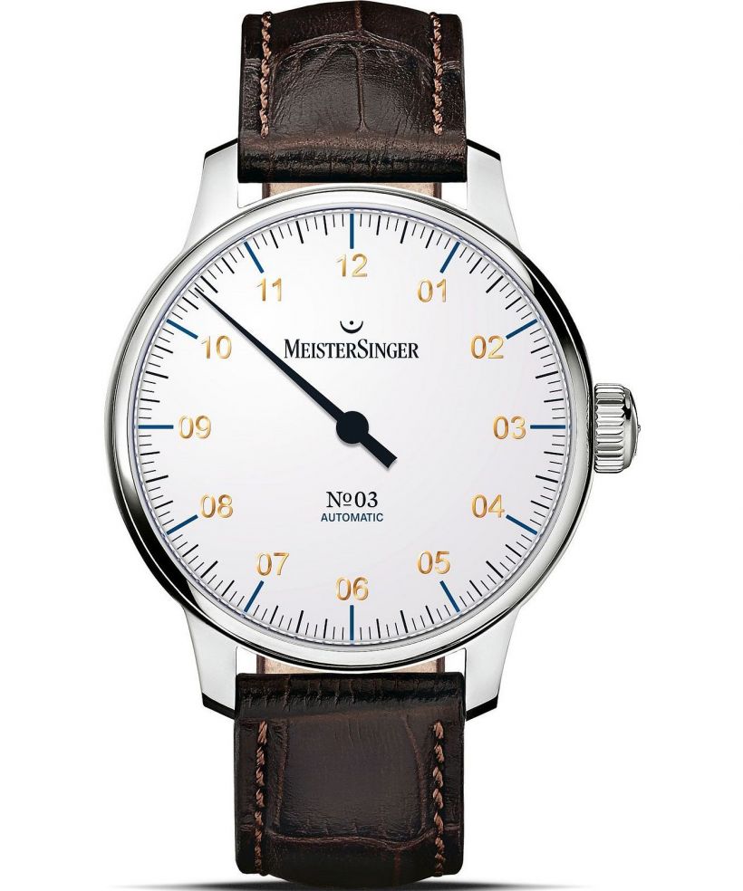 Zegarek męski MeisterSinger N°03 White Automatic