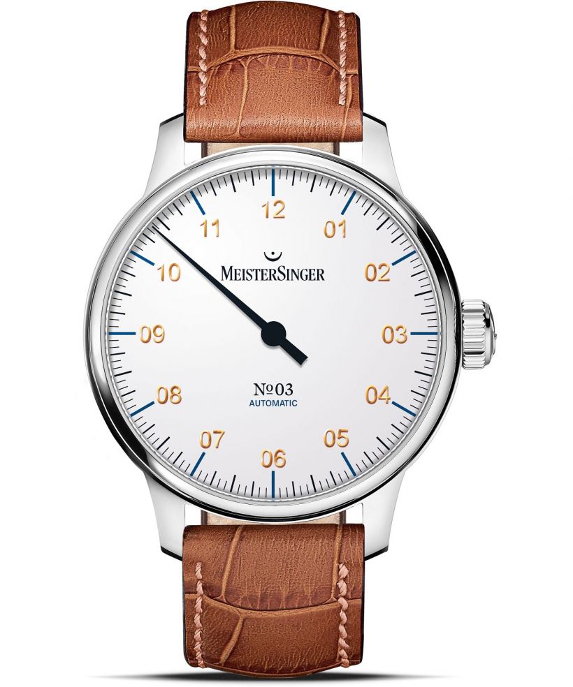 Zegarek męski MeisterSinger N°03 White Automatic