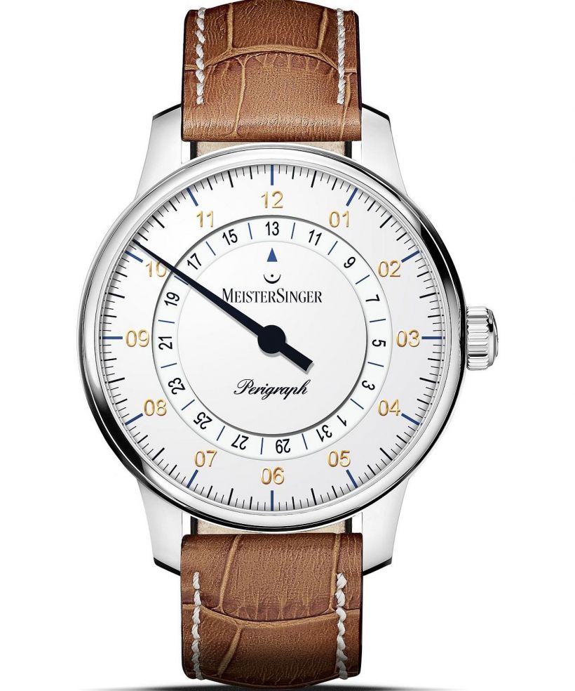 Zegarek męski MeisterSinger Perigraph - 38mm White