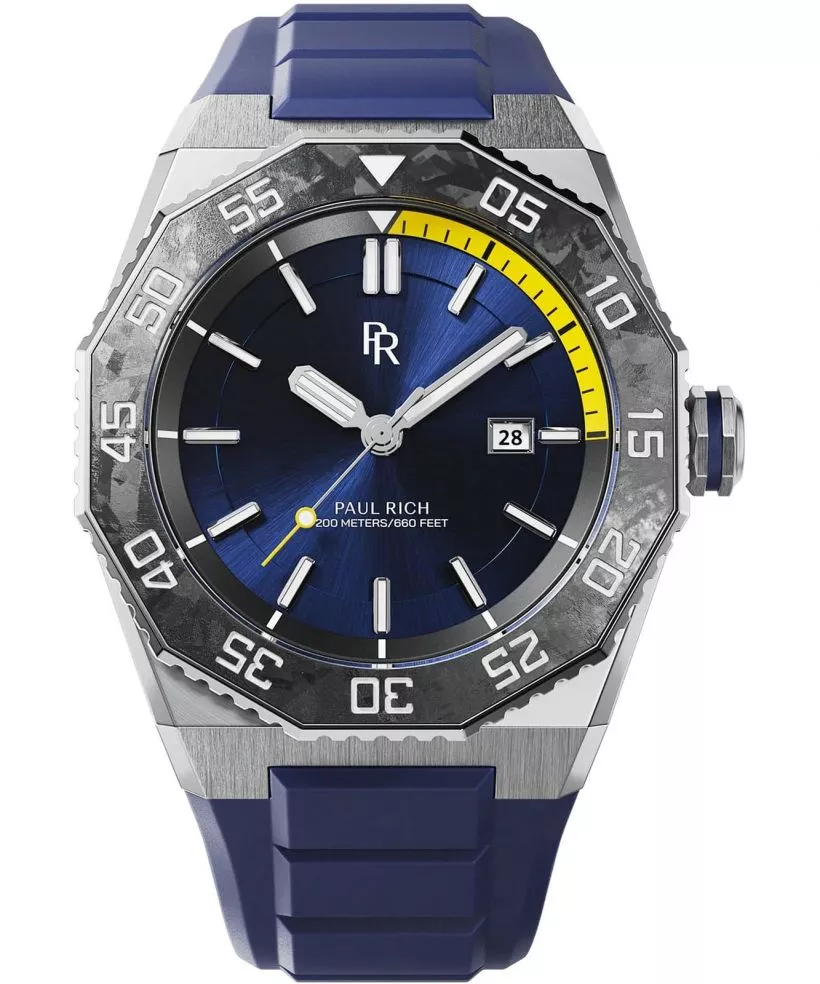 Zegarek męski Paul Rich Aquacarbon Pro Horizon Blue Sunburst