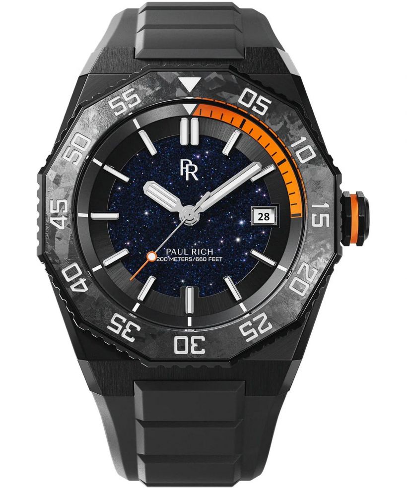 Zegarek męski Paul Rich Aquacarbon Pro Shadow Black Aventurine