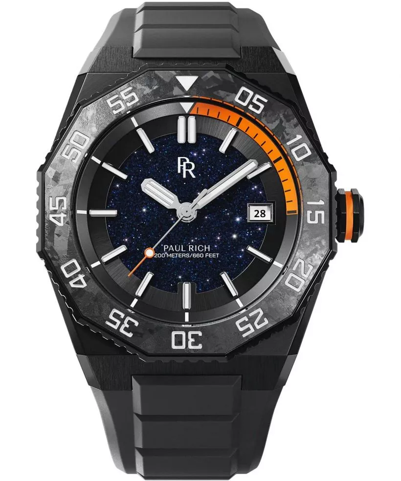 Zegarek męski Paul Rich Aquacarbon Pro Shadow Black Aventurine