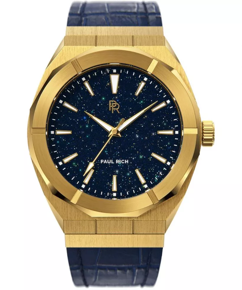Zegarek męski Paul Rich Star Dust Gold Leather 42