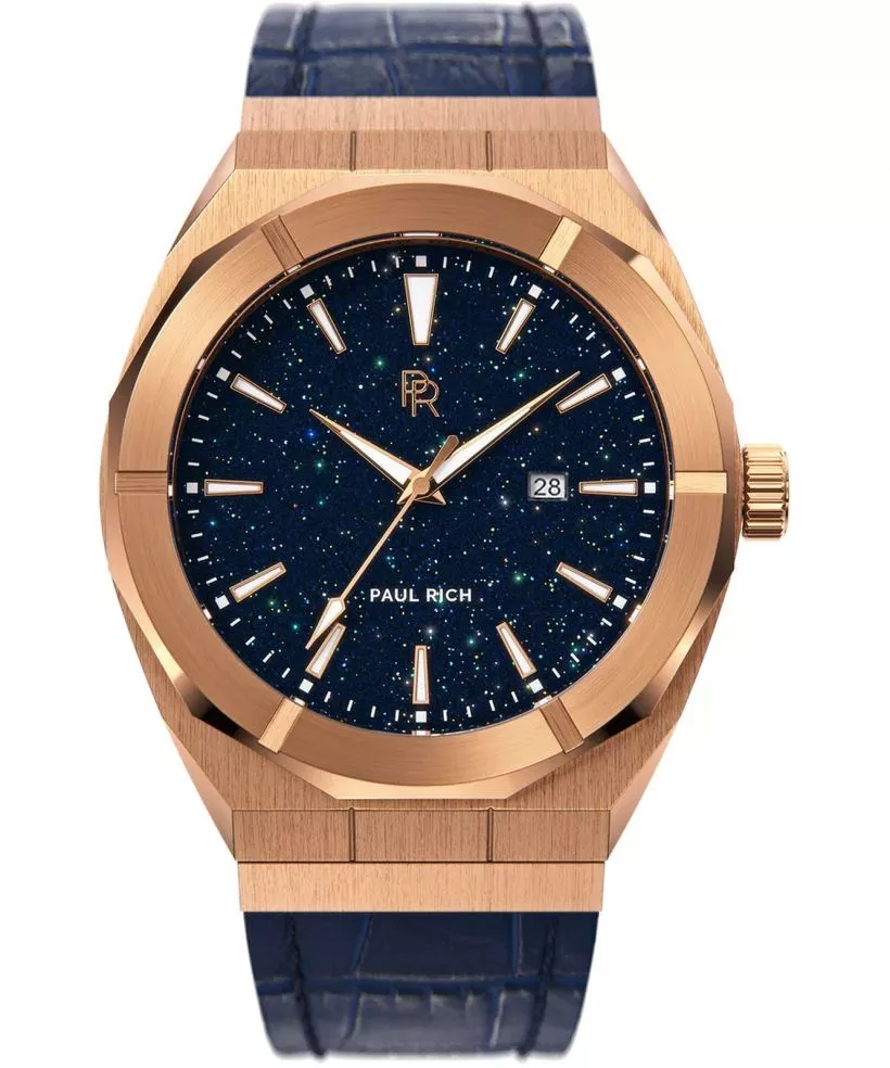 Zegarek męski Paul Rich Star Dust Rose Gold Leather 42 Auto