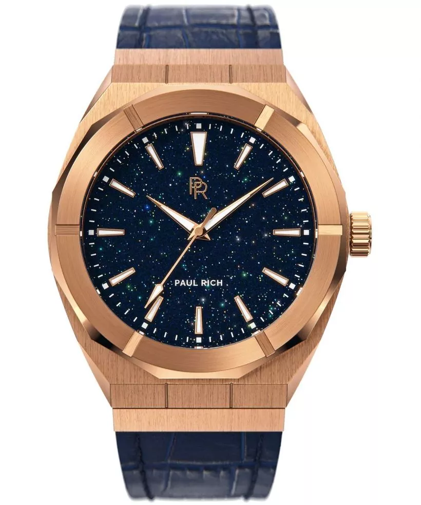 Zegarek męski Paul Rich Star Dust Rose Gold Leather 42