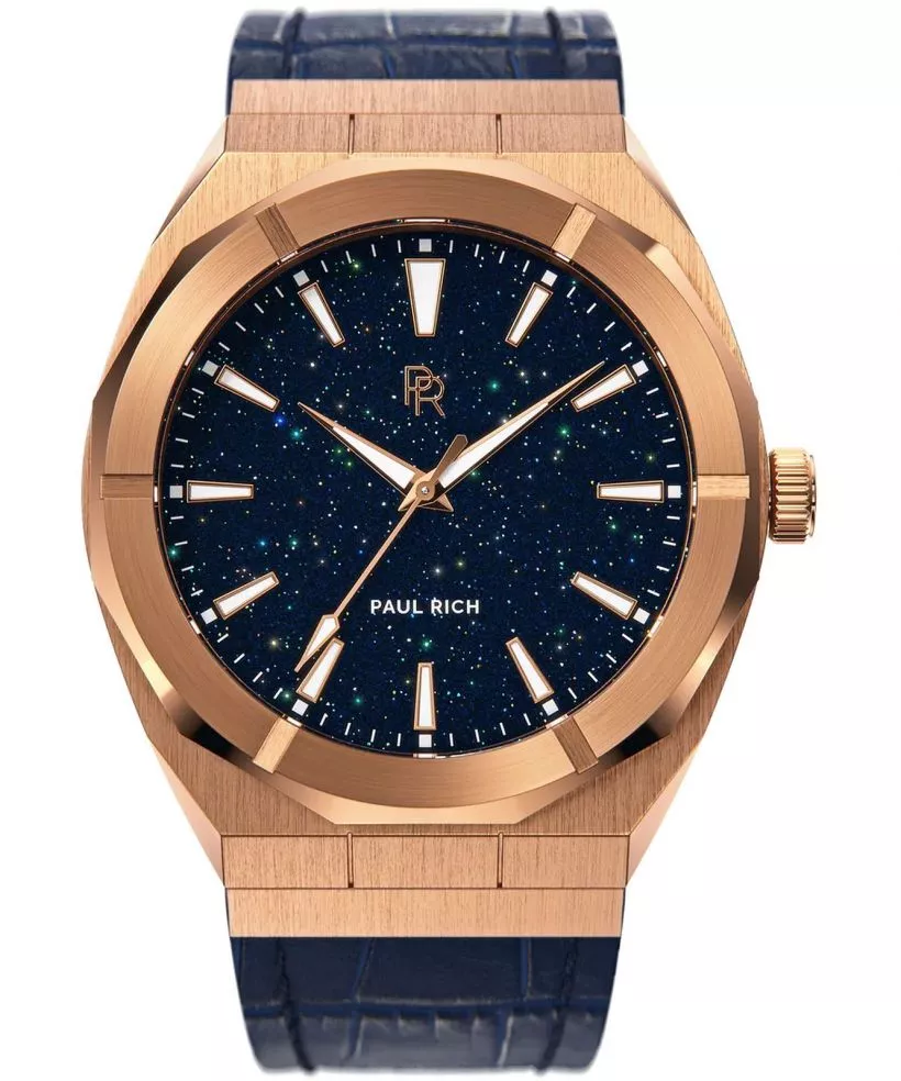 Zegarek męski Paul Rich Star Dust Rose Gold Leather 45