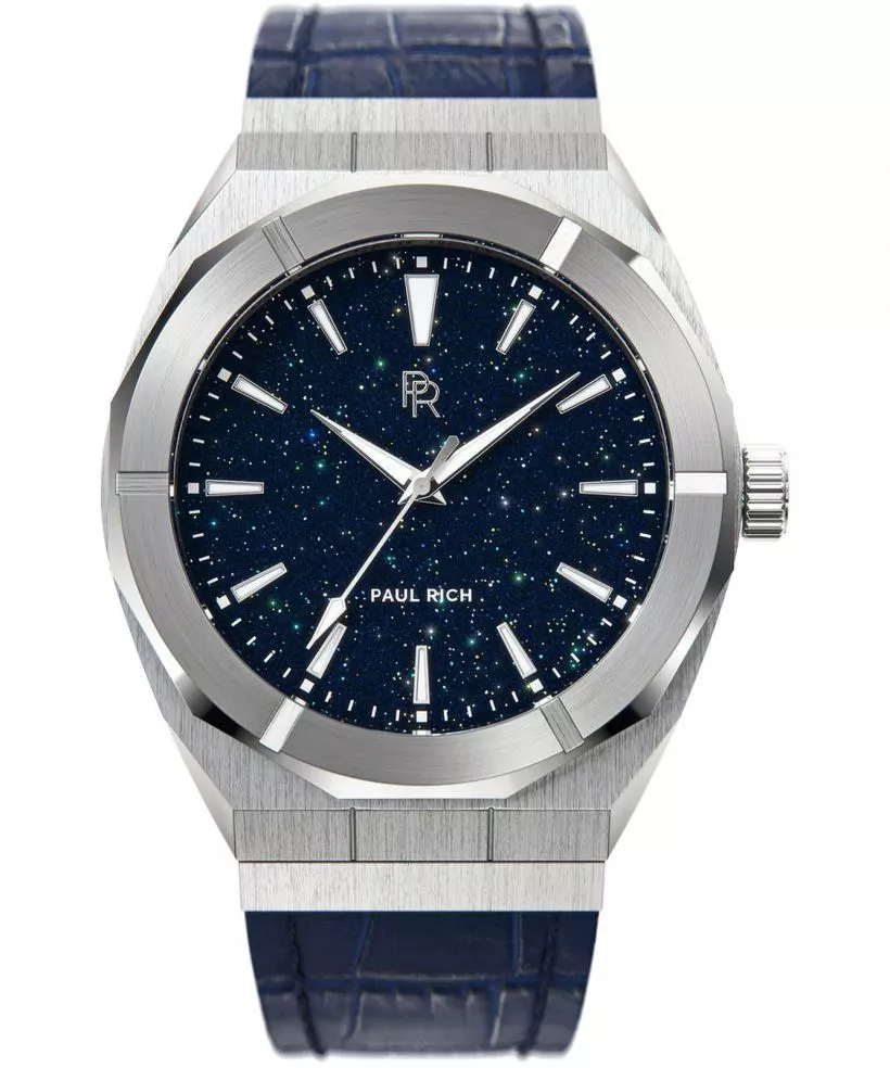 Zegarek męski Paul Rich Star Dust Silver Leather 42