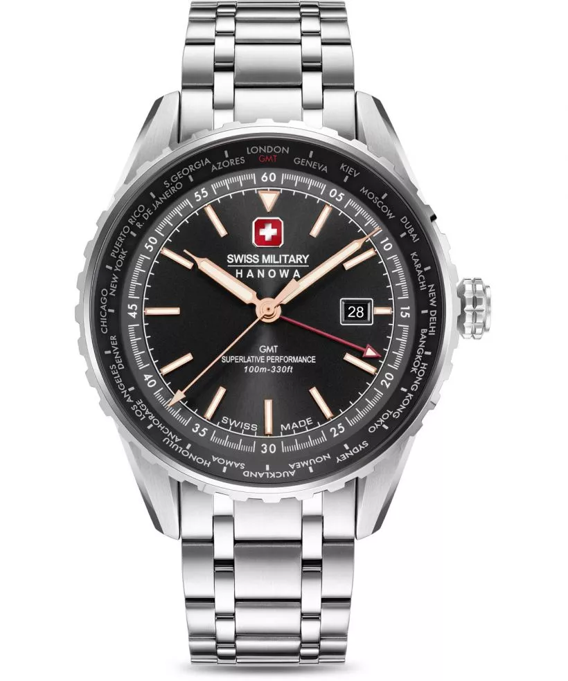 Zegarek męski Swiss Military Hanowa Afterburn GMT