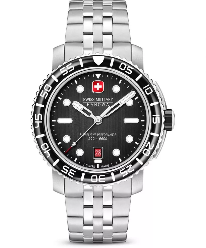 Zegarek męski Swiss Military Hanowa Black Marlin