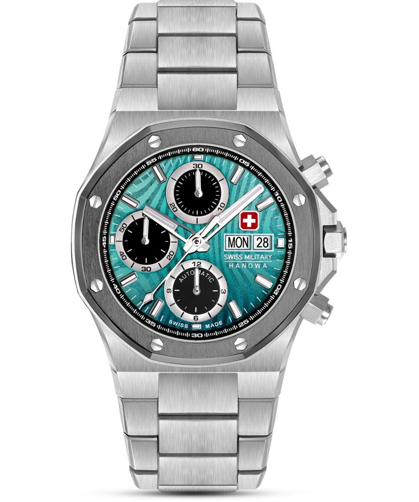 Zegarek męski Swiss Military Hanowa Damask Legends Icewater Automatic Chronograph