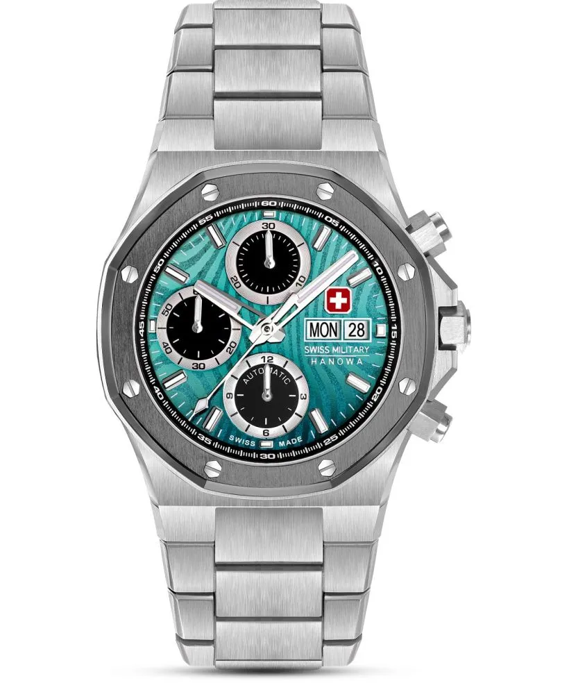 Zegarek męski Swiss Military Hanowa Damask Legends Icewater Automatic Chronograph