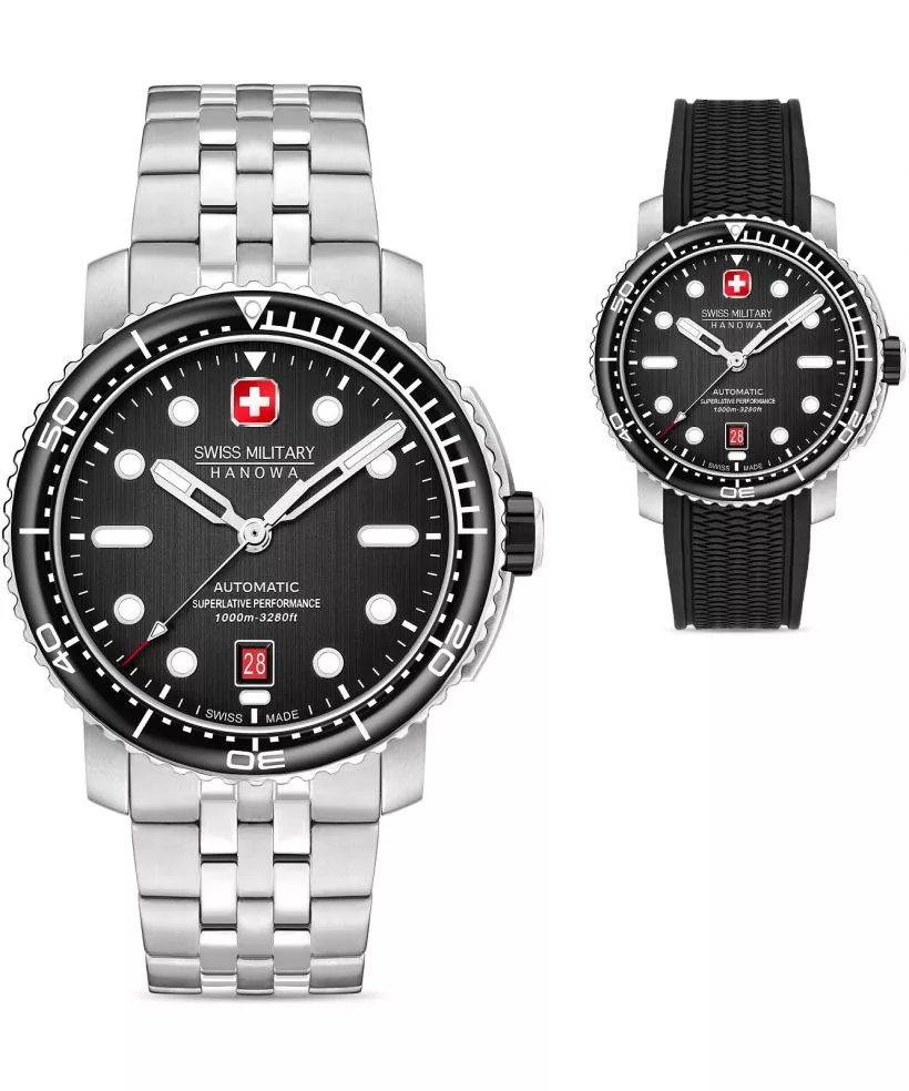 Zegarek męski Swiss Military Hanowa Maitre Plongeur Automatic SET
