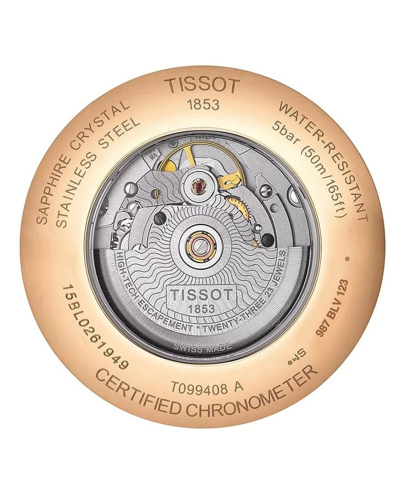 Zegarek męski Tissot Chemin Des Tourelles Automatic Chronometer Powermatic 80
