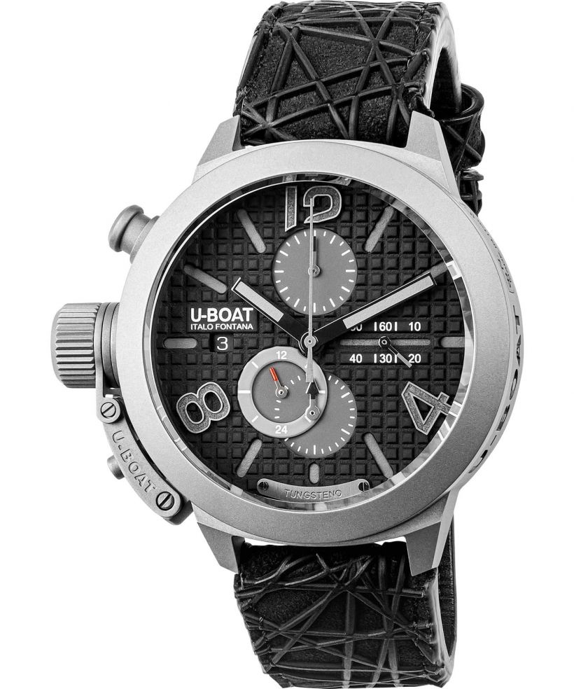 Zegarek męski U-BOAT Classico 45 Titanium Tungsten Black Chronograph Automatic Limited Edition
