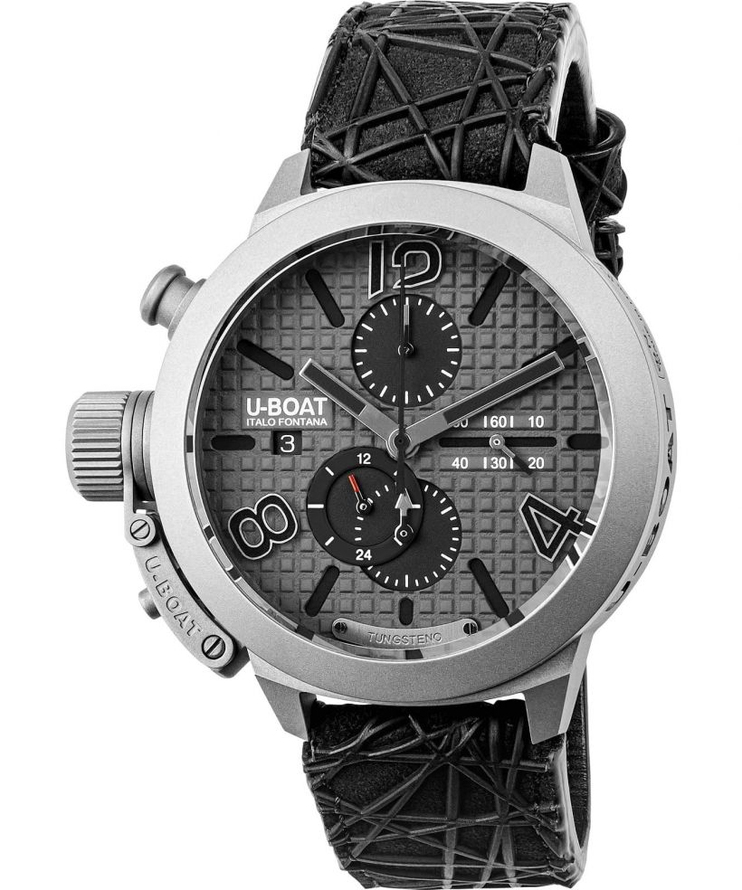 Zegarek męski U-BOAT Classico 45 Titanium Tungsten Gray Chronograph Automatic Limited Edition
