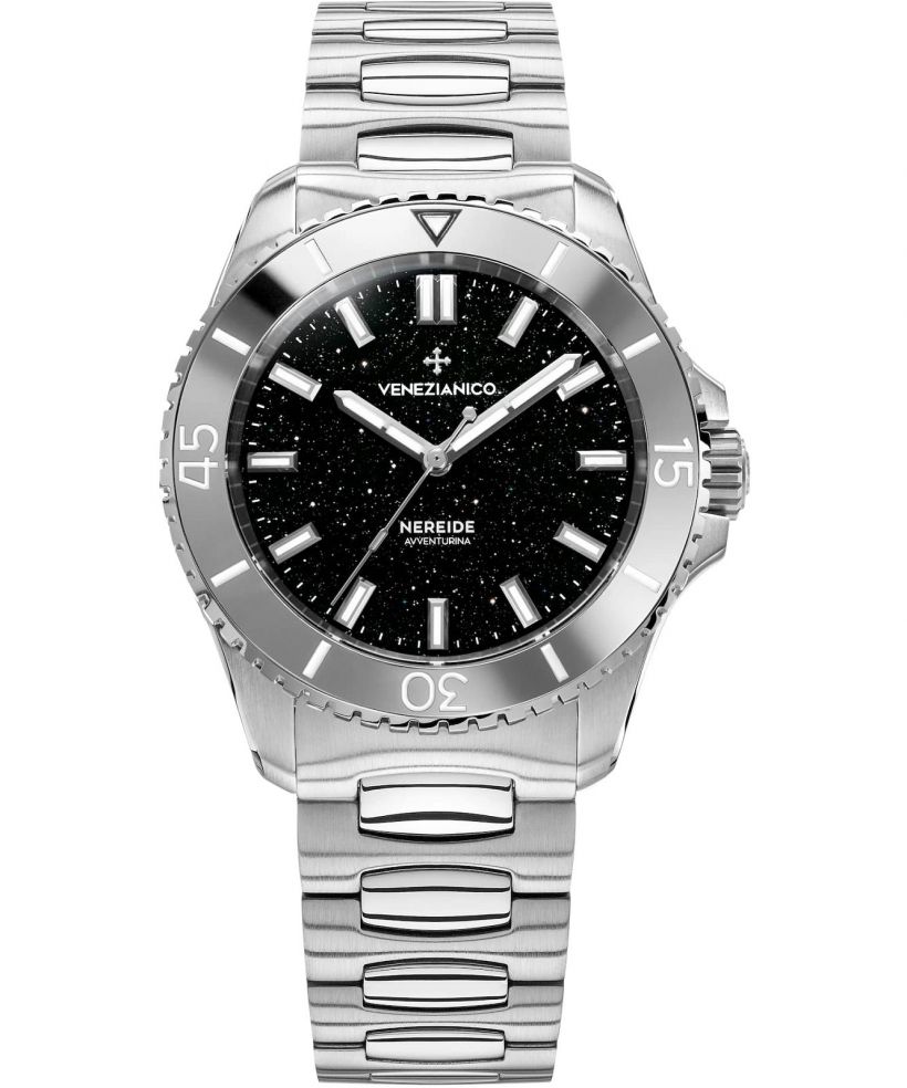 Zegarek męski Venezianico Nereide 39 Avventurina Nera Automatic