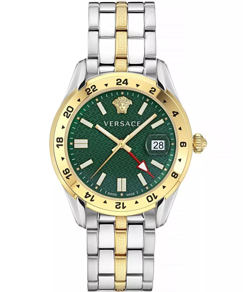 Zegarek męski Versace Greca Time GMT