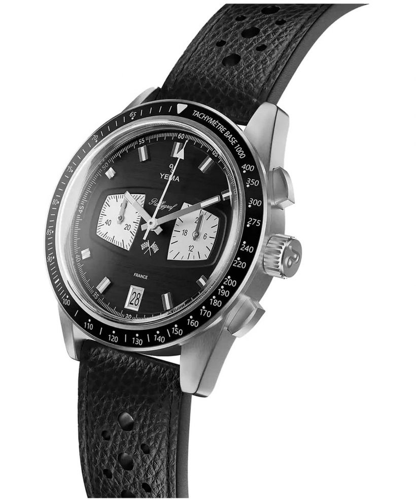 Zegarek męski Yema Rallygraf Meca-Quartz II Reverse Panda
