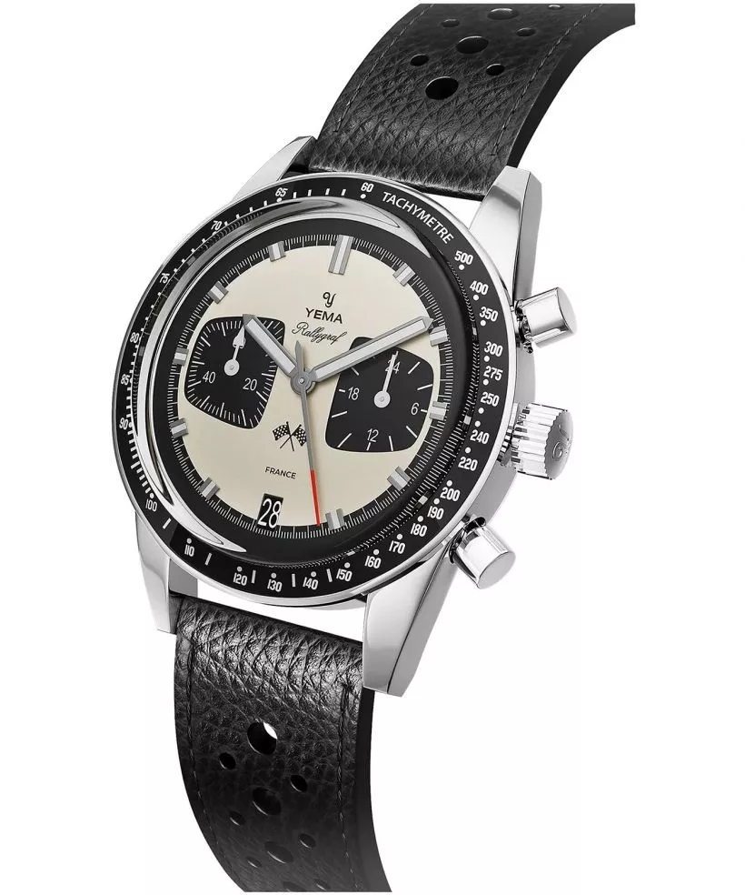 Zegarek męski Yema Rallygraf Panda Chronograph