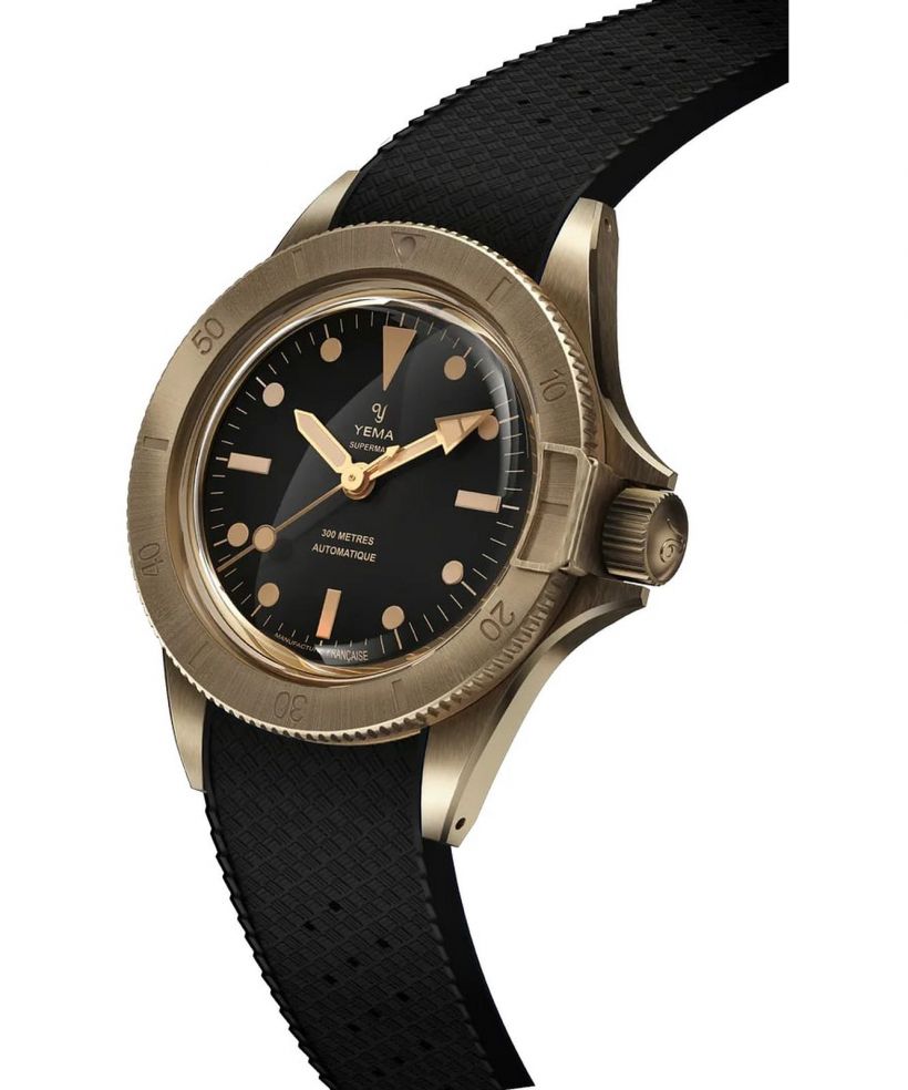 Zegarek męski Yema Superman Bronze CMM.10 Black Limited Edition