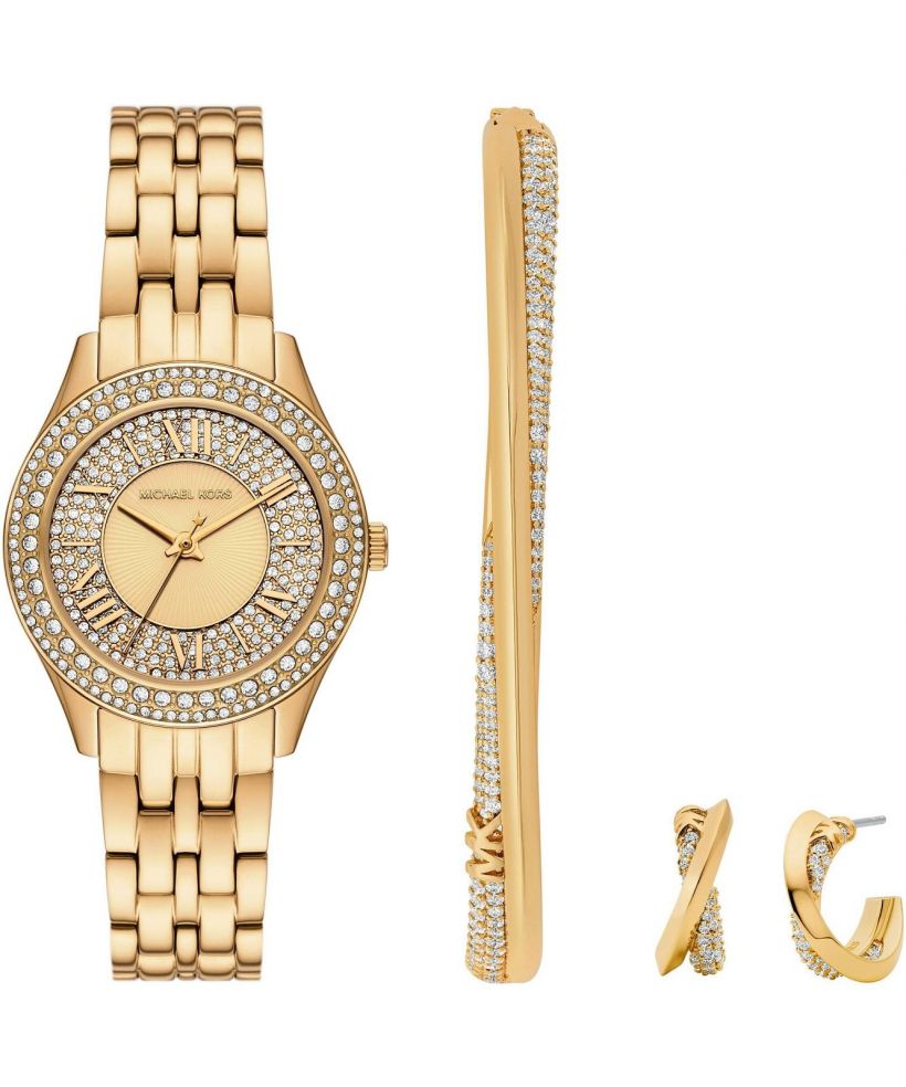 Zegarek damski Michael Kors Mini Harlowe SET