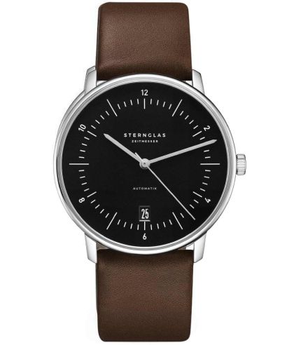 Zegarek męski Sternglas Naos Piano Black Automatic
