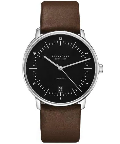 Zegarek męski Sternglas Naos Piano Black Automatic